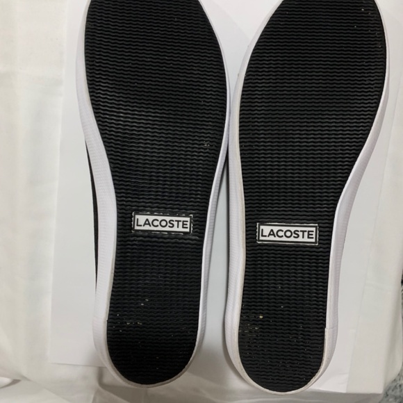 CHECK DESCRIPTION -- BLACK LACOSTE FLATS - Picture 4 of 4